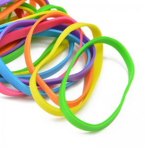 Thick Colorful Rubber Bands For Office School Stationery Supplies Stretchable Sturdy Rubber Elastic