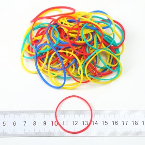 Wholesale price large elasticity assorted colors rubber band