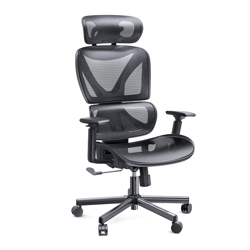 Сетчатое кресло для домашнего офиса с эргономичным дизайном