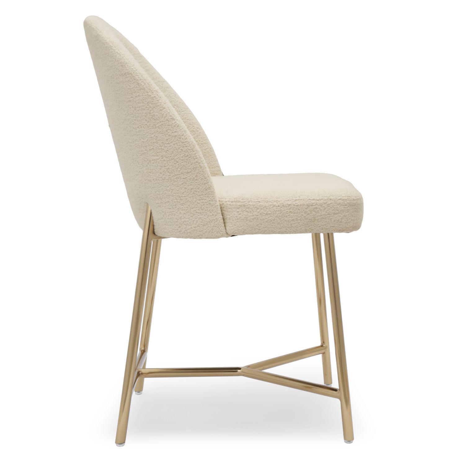 Elegant Fabric Lounge Dining Chair Featured Image