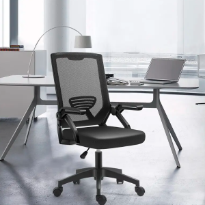 Ergonomická kancelárska stolička v čiernej farbe