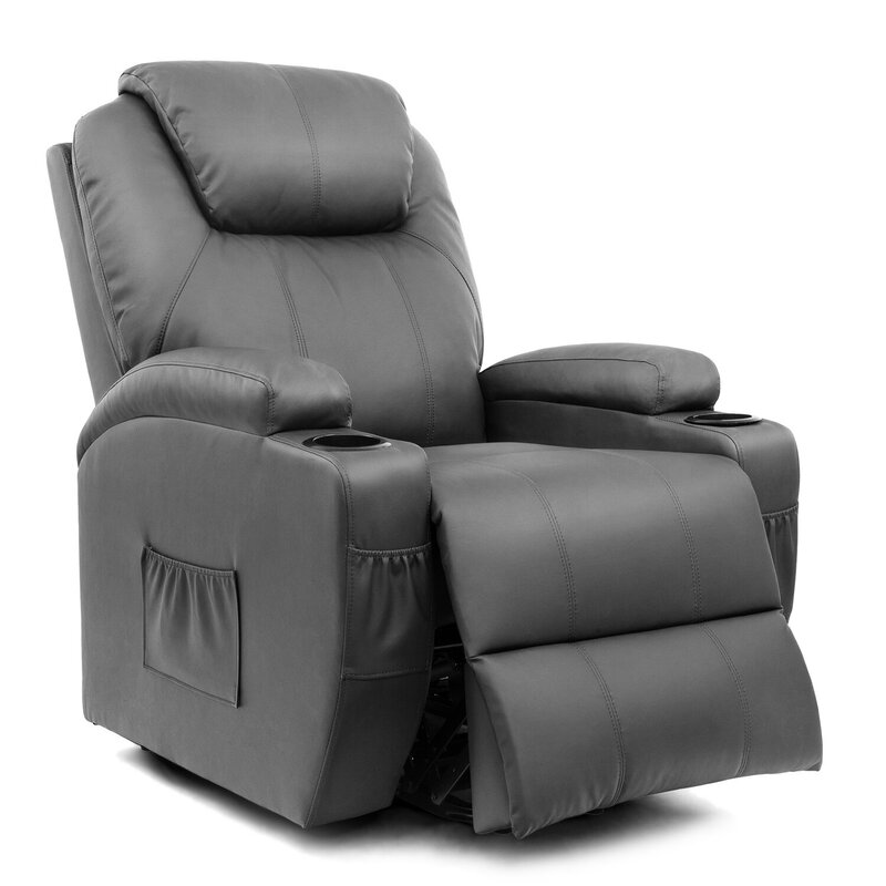 Faux Leather Heated Massage Chair Featured Image
