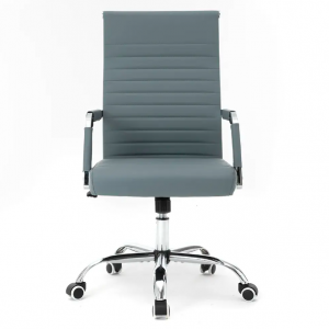 Chaise de bureau ergonomique en cuir Manager pour le personnel