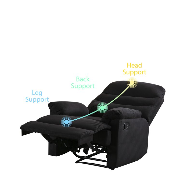 35,5” bred manuell standard hvilestol med massasjeapparat
