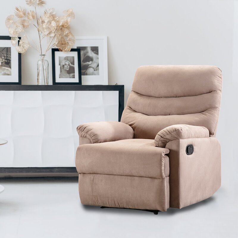 35.5” Wide Manual Standard Recliner with Massager