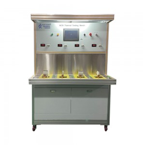Test bench for Delay operating characteristics of miniature circuit breaker