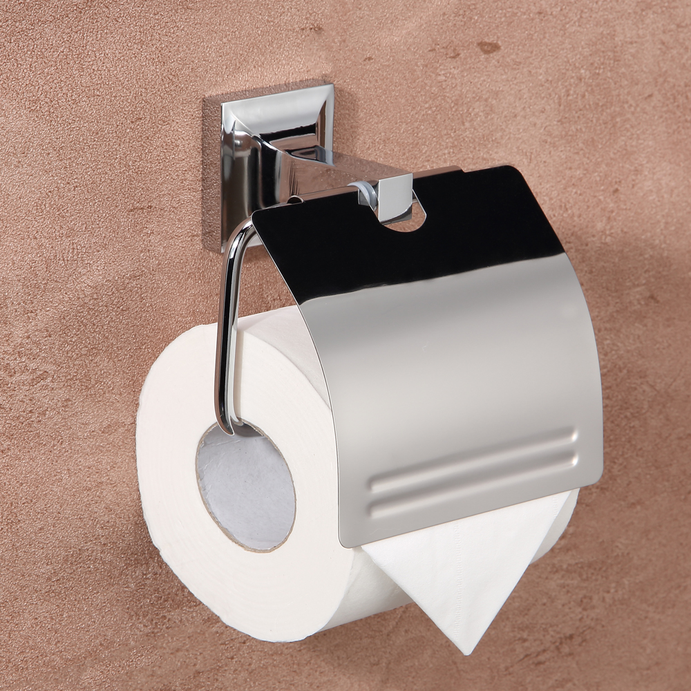 Factory paper towel holder Zinc round wall mounted toilet paper holder 13106 Featured Image