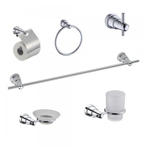 Hot Sell Unique design Wall-Mounted Towel Ring Holder Hanger Bathroom Accessories Sets 2707