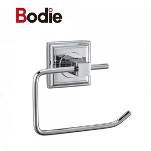 Zinc Chrome Toilet Roll Holder Toilet Paper Holder With Cover 3706C