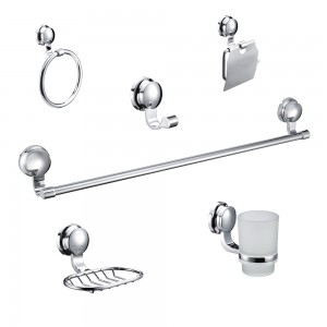 Hot Selling High Quality Chrome Bathroom Accessories Zinc Alloy 6 pieces set 3800