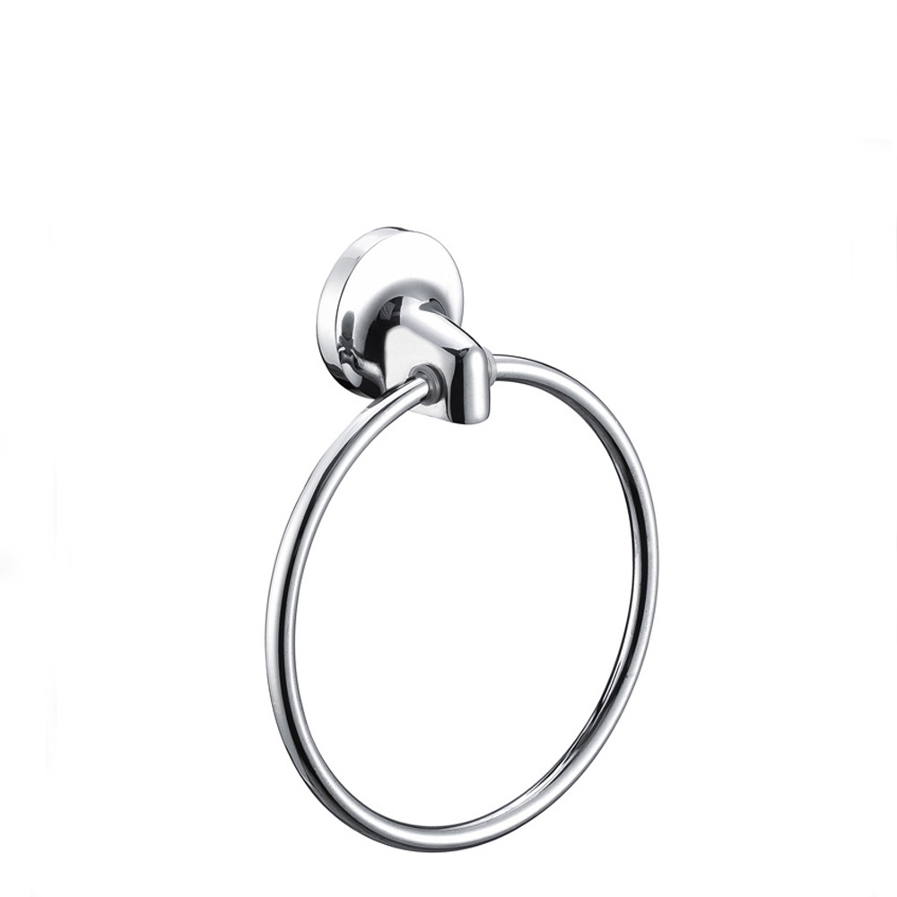 Chinese Professional High Quality Towel Ring - Accessories design mounted bathroom towel ring zinc alloy chrome towel rings 1907 – Bodi