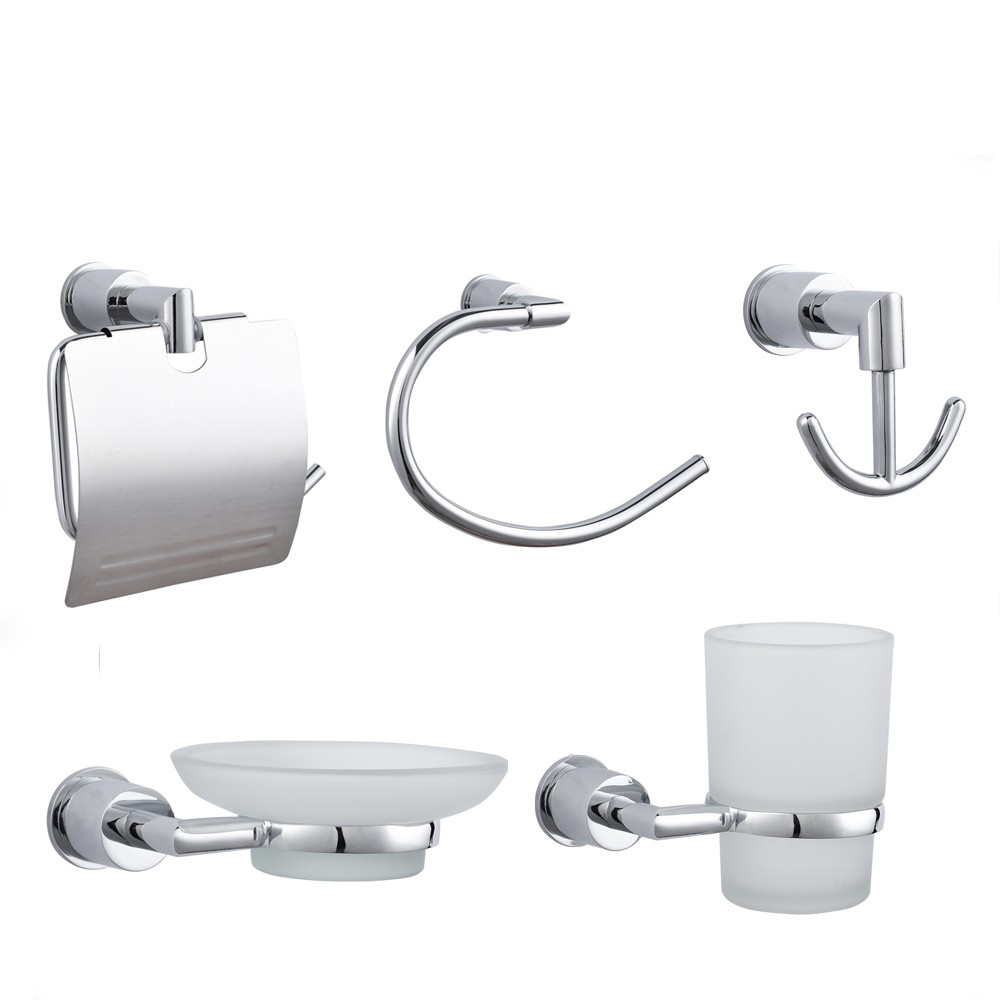 Best Price for Bathroom Fittings Robe Hook - High Quality Zinc Bath Set Bathroom Accessories 13500 – Bodi