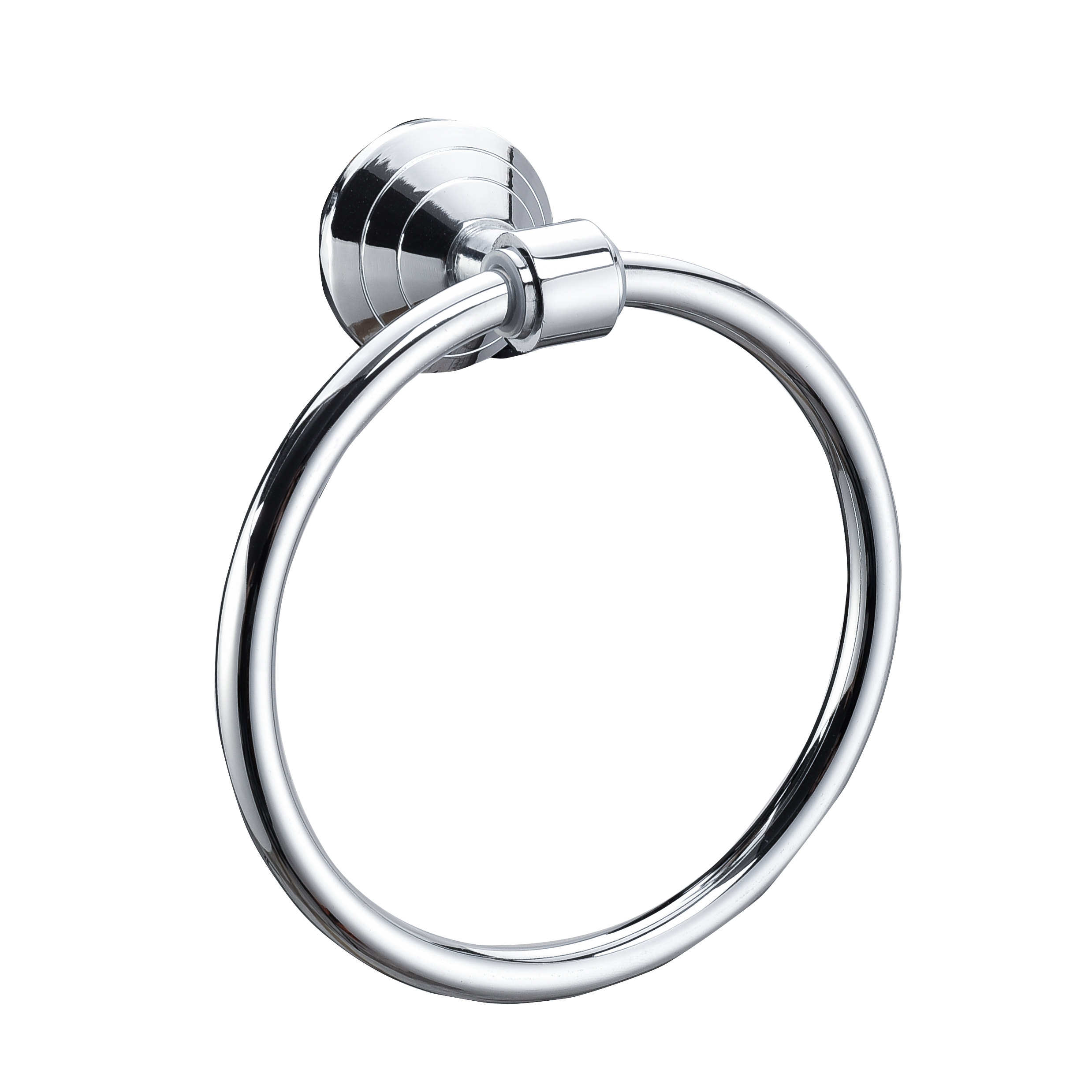 Chinese Professional High Quality Towel Ring - Bathroom Zinc Wall Mounted towel Holder Chrome Brushed Towel Ring 13207 – Bodi