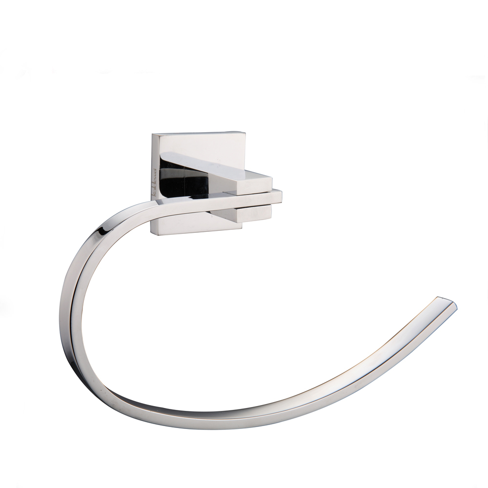 PriceList for Towel Ring - Hot Sale Bathroom Square Zinc Wall Mounted Drilling Towel Holder 6707 – Bodi