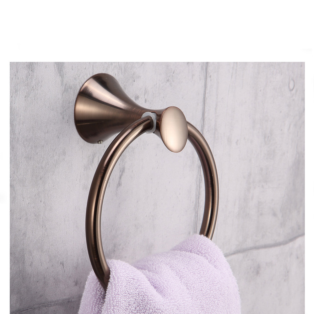 Chinese wholesale Hand Towel Ring - Bathroom Modern Design Bathroom  Engineered Towel holder Zinc Towel Ring12907 – Bodi
