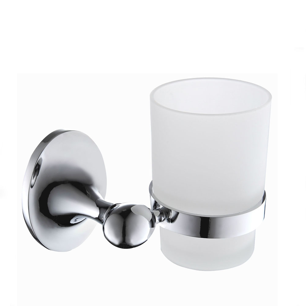 New Design Toothbrush Cup Holder  Chrome Tumbler Holder For Bathroom 2201B