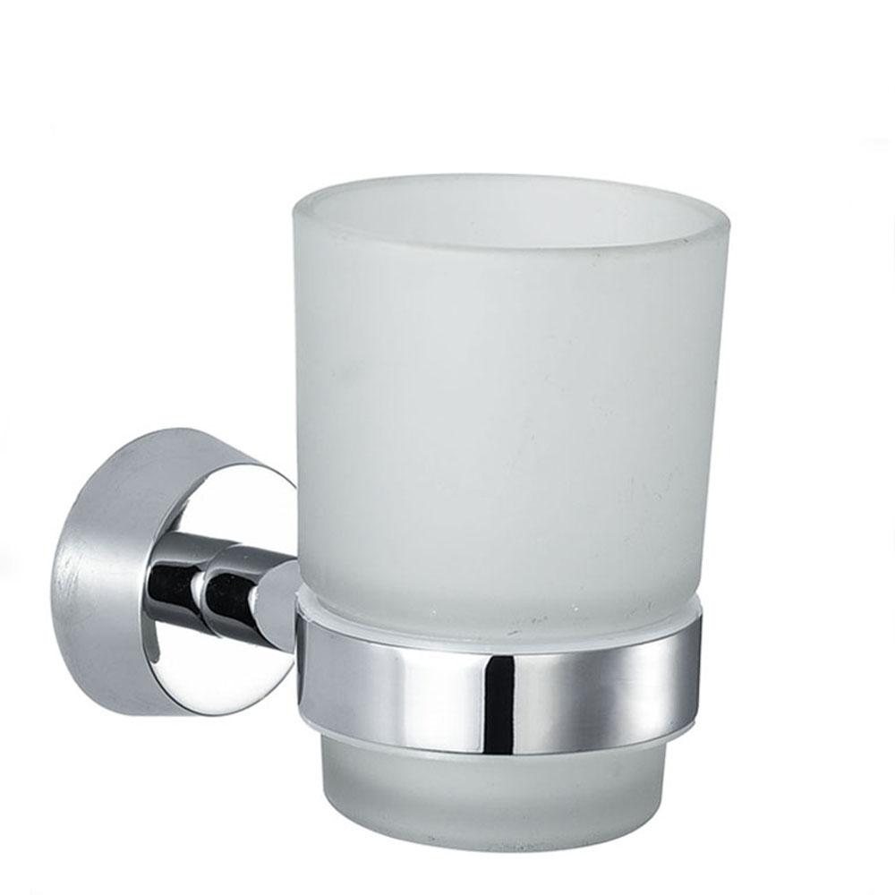 Zinc alloy tumbler holder with chrome finished single cup holder 1601 – Bodi