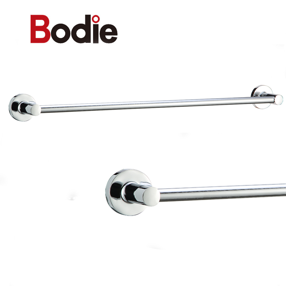 New Delivery for Towel Bar Towel Rail - Wenzhou Factory Wall Mounted Towel Rail  Simple Design Single Towel Bar 14111 – Bodi