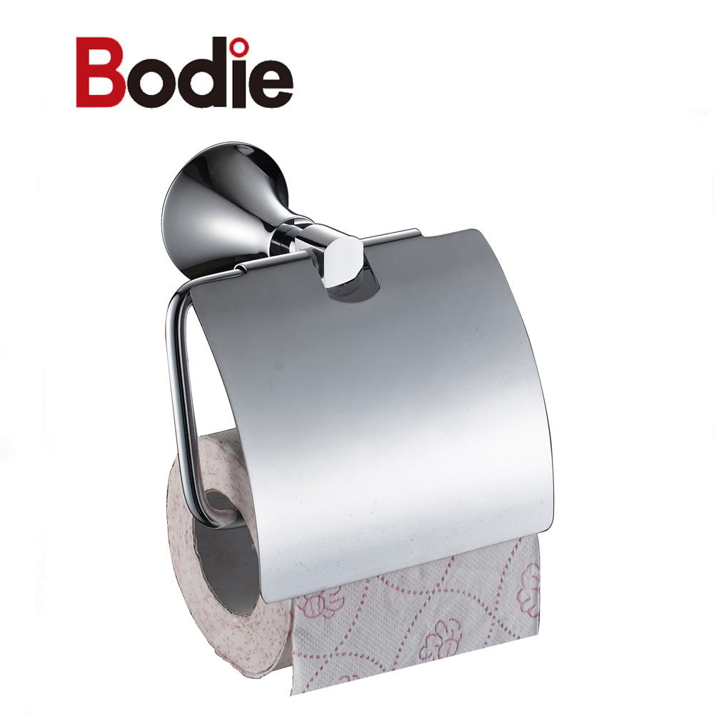 Factory best selling Roll Holder Toilet Paper - Hot Selling Chrome Bathroom Accessories Zinc Paper Holder For Hotel Style 14906 – Bodi