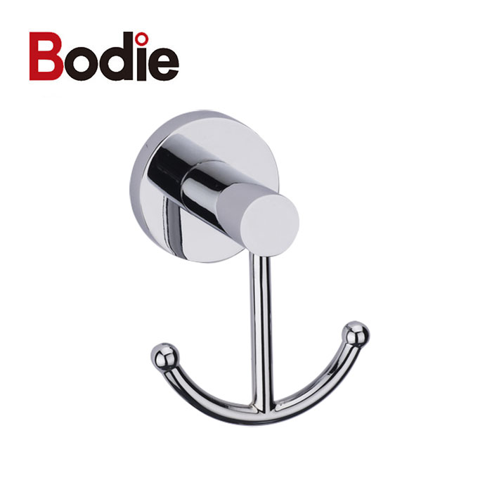 Short Lead Time for Zinc Robe Hook – metal wall polished chrome coat towel hooks 2908 – Bodi