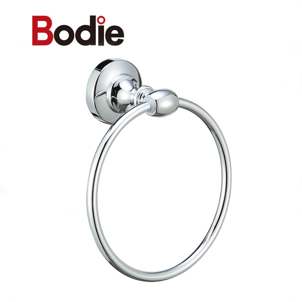 Hot New Products Chrome Towel Rings - Bathroom Accessories Modern Design Bathroom  Engineered Towel holder Zinc Towel Ring 17207 – Bodi