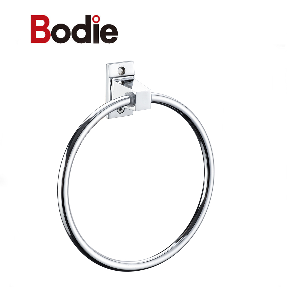 Best quality Steel Towel Ring - High Quality Zinc Chrome Towel Holder Toilet Wall Mounted Towel Ring Holder13907 – Bodi