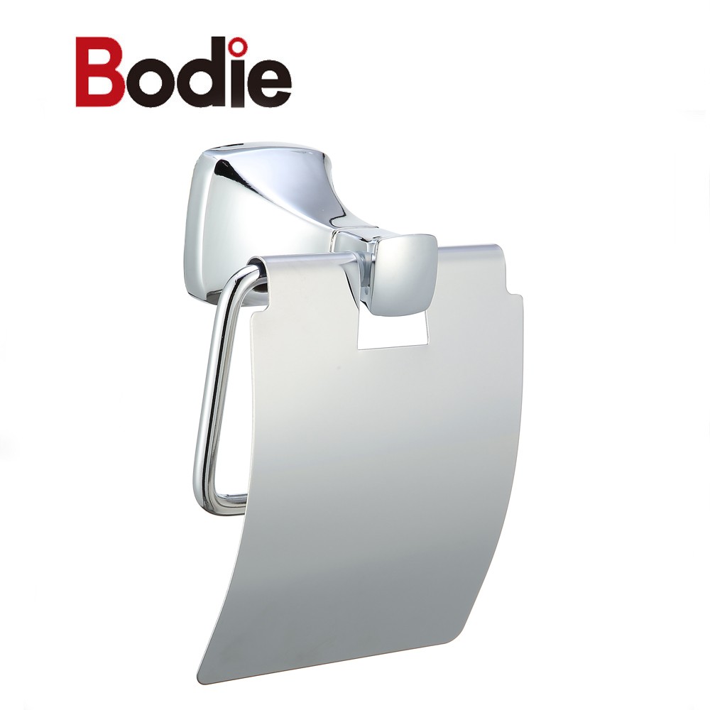2021 wholesale price Wholesale Toilet Paper Holder - Zinc modern design paper towel holder round wall mounted toilet paper holder17306 – Bodi