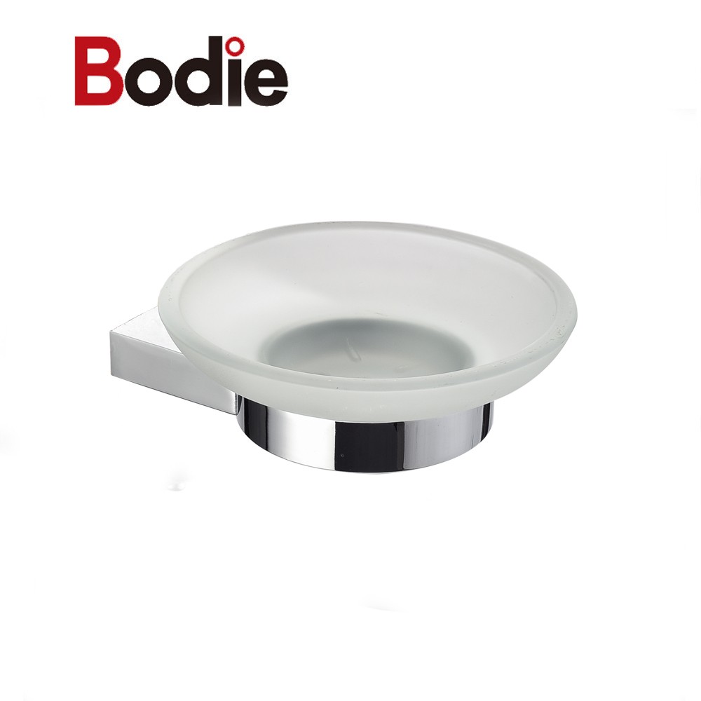 Top Suppliers Bathroom Soap Basket – Hot Selling Zinc-Alloy Soap Dish Round Bathroom Wall Mounted Soap Dish Holder 15904 – Bodi