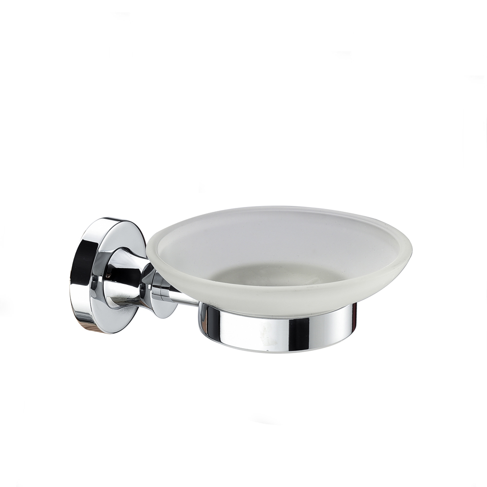 Chrome Soap Dish Round Bathroom Wall Mounted Zinc Soap Dish Holder With High Quality7804