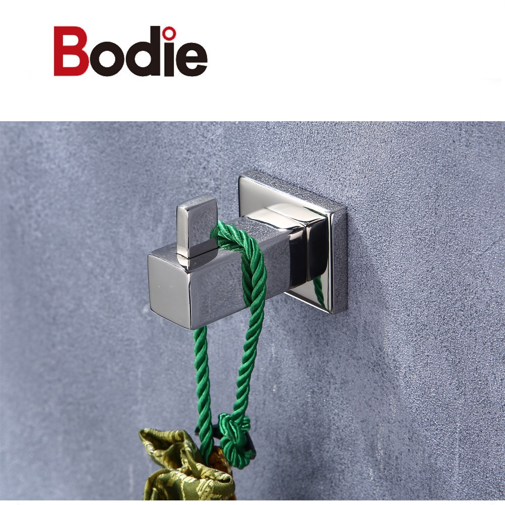 New Fashion Design for Chrome Zinc Robe Hook - Bathroom Wall Mounted Metal Robe Hook Stainless Steel 304 Polishing Surface Robe Hook15808 – Bodi