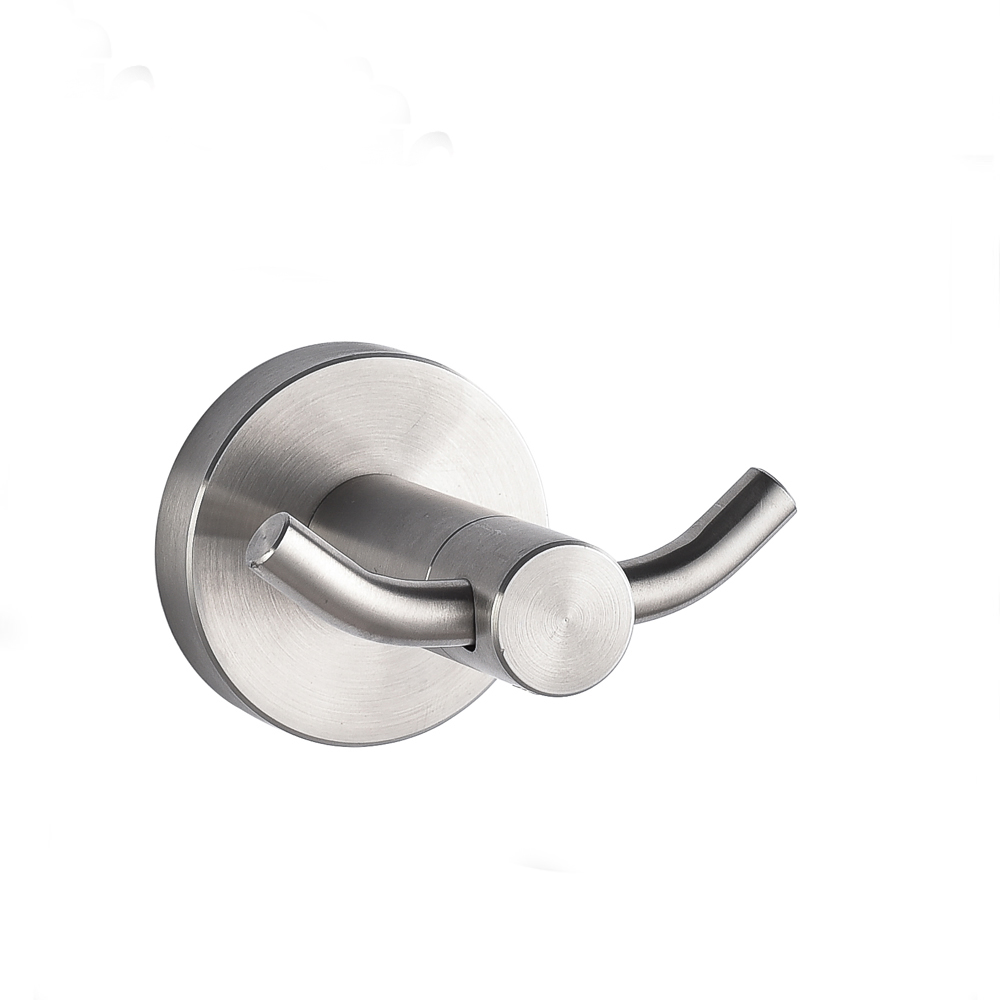 China Factory for Robe Hooks Chrome - Attractive new design bathroom fittings about Double Robe Hook which made of Stainless Steel 304 6908 – Bodi