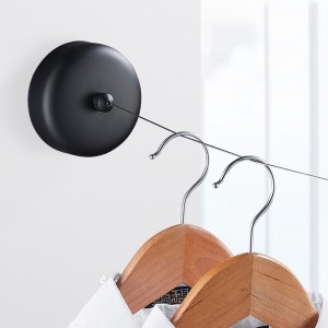 Wall Mounted Hotel Balcony Durable Clothesline Stainless Steel Retractable Clothes Line