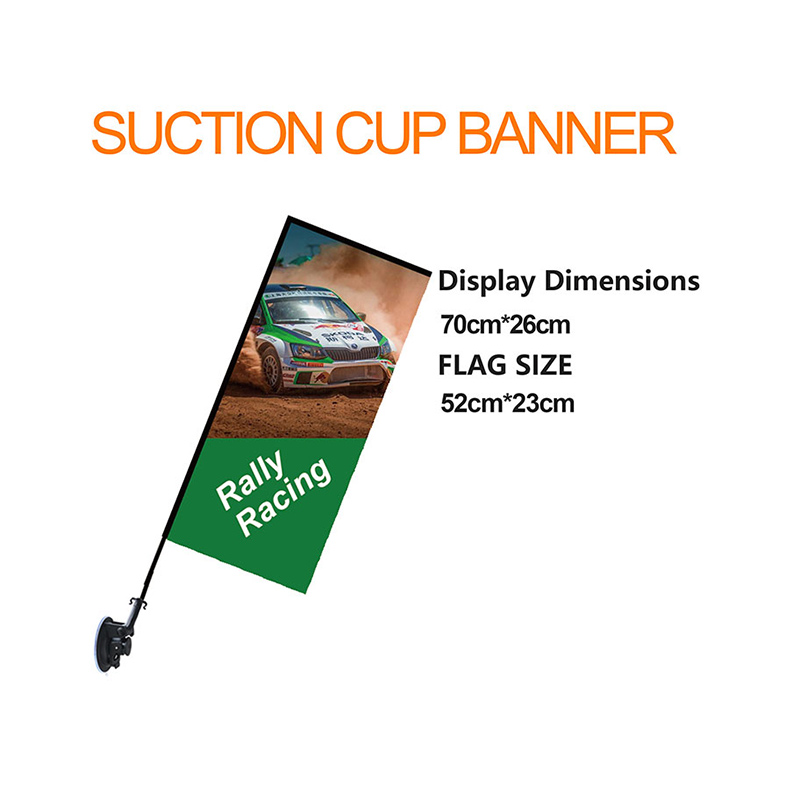 Spain Mini Banner W/ Suction Cup 