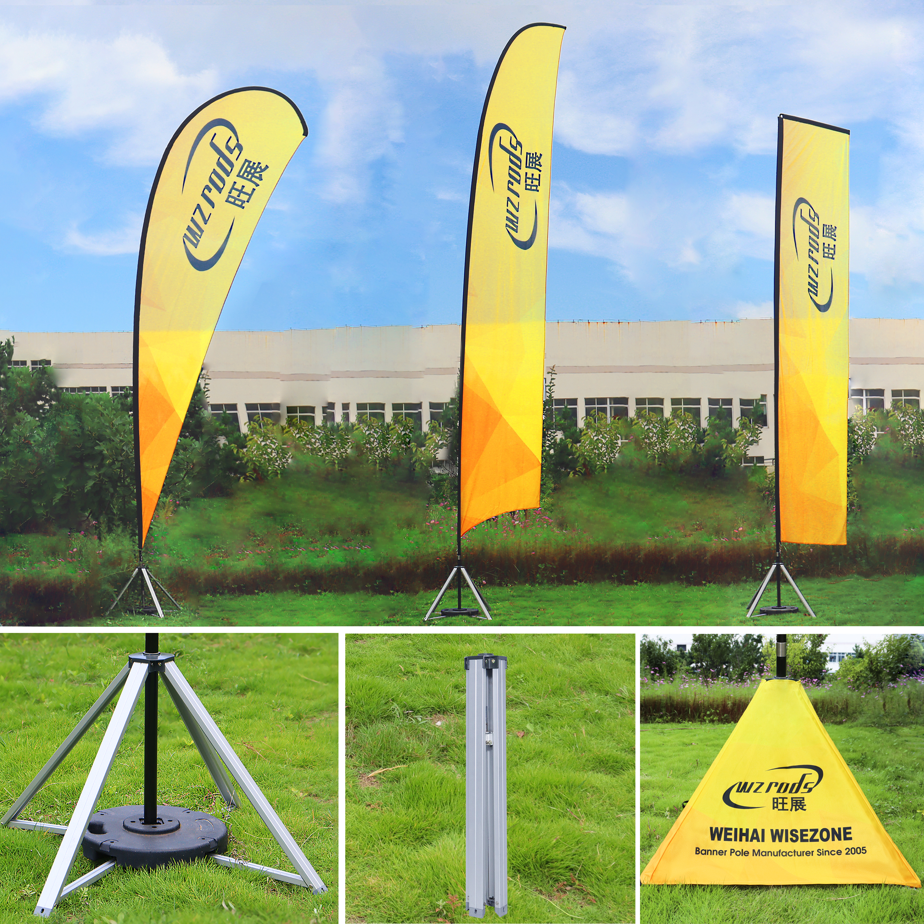 7 major selling points of Wzrods' innovative Giant flagstand