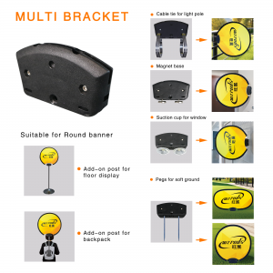 Disc banner Mult-bracket