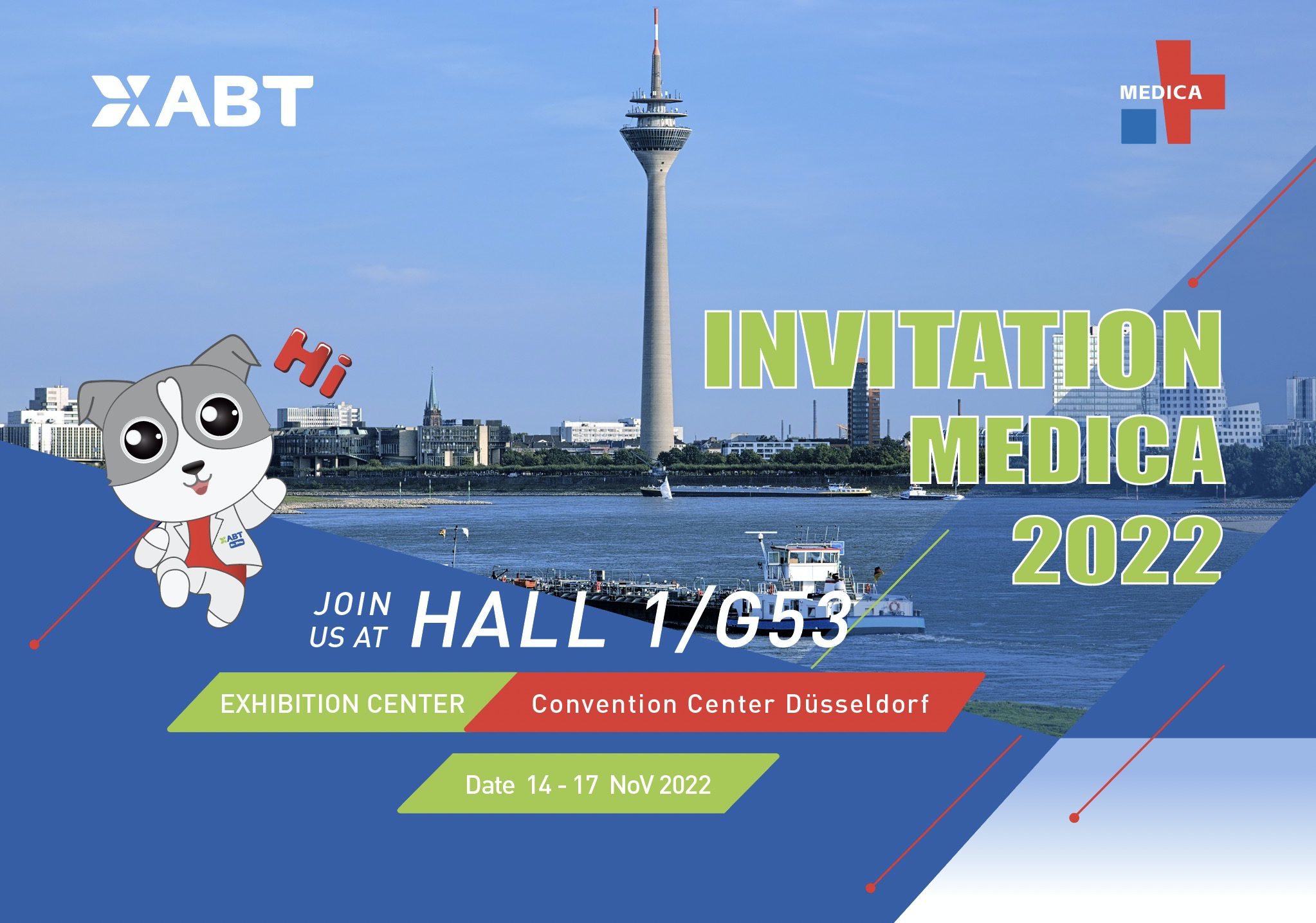 Hello again! Join us at MEDICA 2022 Dusseldorf
