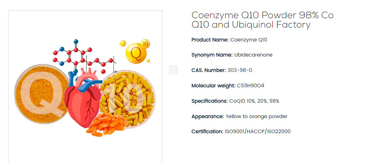 Co-enzym Q10: de nieuwe lieveling van de energiebron leidt de gezondheidstrend