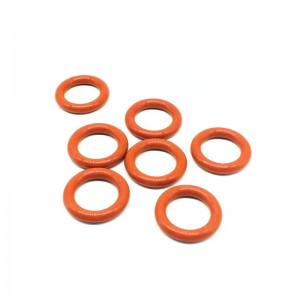 High Temperature Haet Resistance 60 Shore A Red Elastic Silicone Sealing O Ring