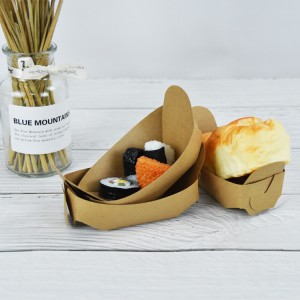 High quality custom wholesale food packaging sailboat bread boxes