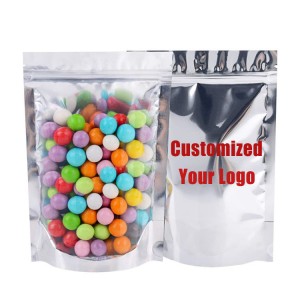 Factory made hot-sale China Printing Factory OEM Custom Candy Goodie Treat Bags with Stickers for Halloween Christmas Birthday Wedding Parties
