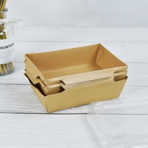 Reasonable price for China Kw Brand Customized Triangle Sandwich Packaging Box Kraft Disposable S