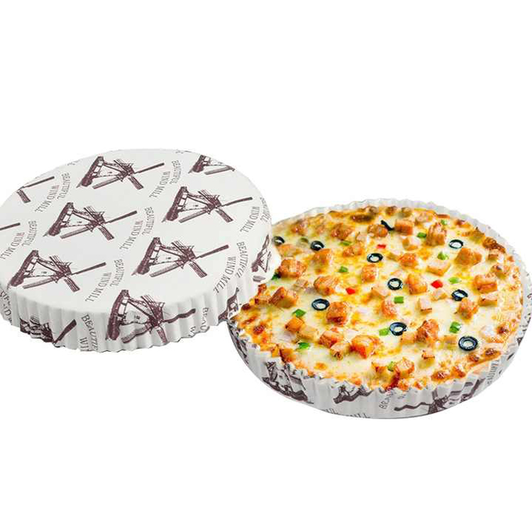 Custom Wholesale Kraft Paper Hamburger Box Manufacturer –  Factory direct sales kraft pizza round box pizza circle pizza boxes  – Tingsheng