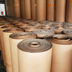 Discount Price China Brown Recycled Single Flute Face Corrugated Cardboard Packaging Paper