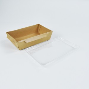 Short Lead Time for China Wholesale Food Delivery Packing Kraft Snack Biodegradable Sandwich Paper Takeaway Box