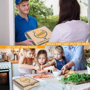 Top Grade Custom Design Printed Packing Bulk Cheap Pizza Boxes with Your Own Logo