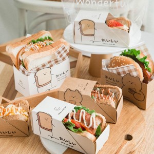 Wholesale China 26oz/45oz/52oz/66oz Disposable Takeaway/Take Away Fast Food Kraft Paper Lunch Box