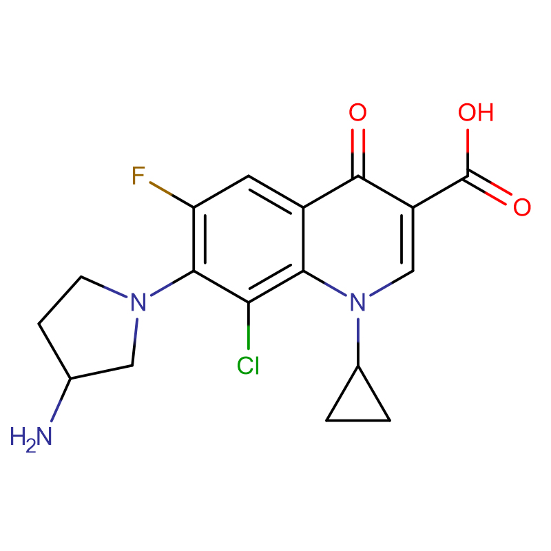 Clinafloxacin   Cas: 105956-97-6