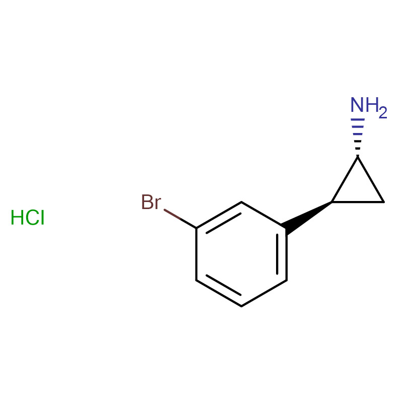 (1R,2S)-2-(3-bromophenyl)cyclopropanamine hydrochloride    Cas: 1314324-03-2