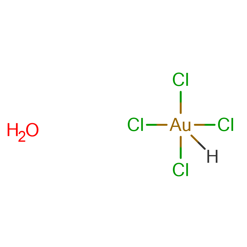 Gold acid chloride trihydrate  CAS:	16961-25-4  99%