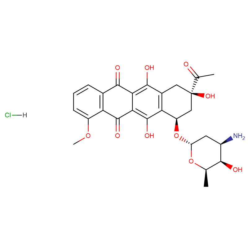 Daunorubicin hydrochloride  Cas: 23541-50-6